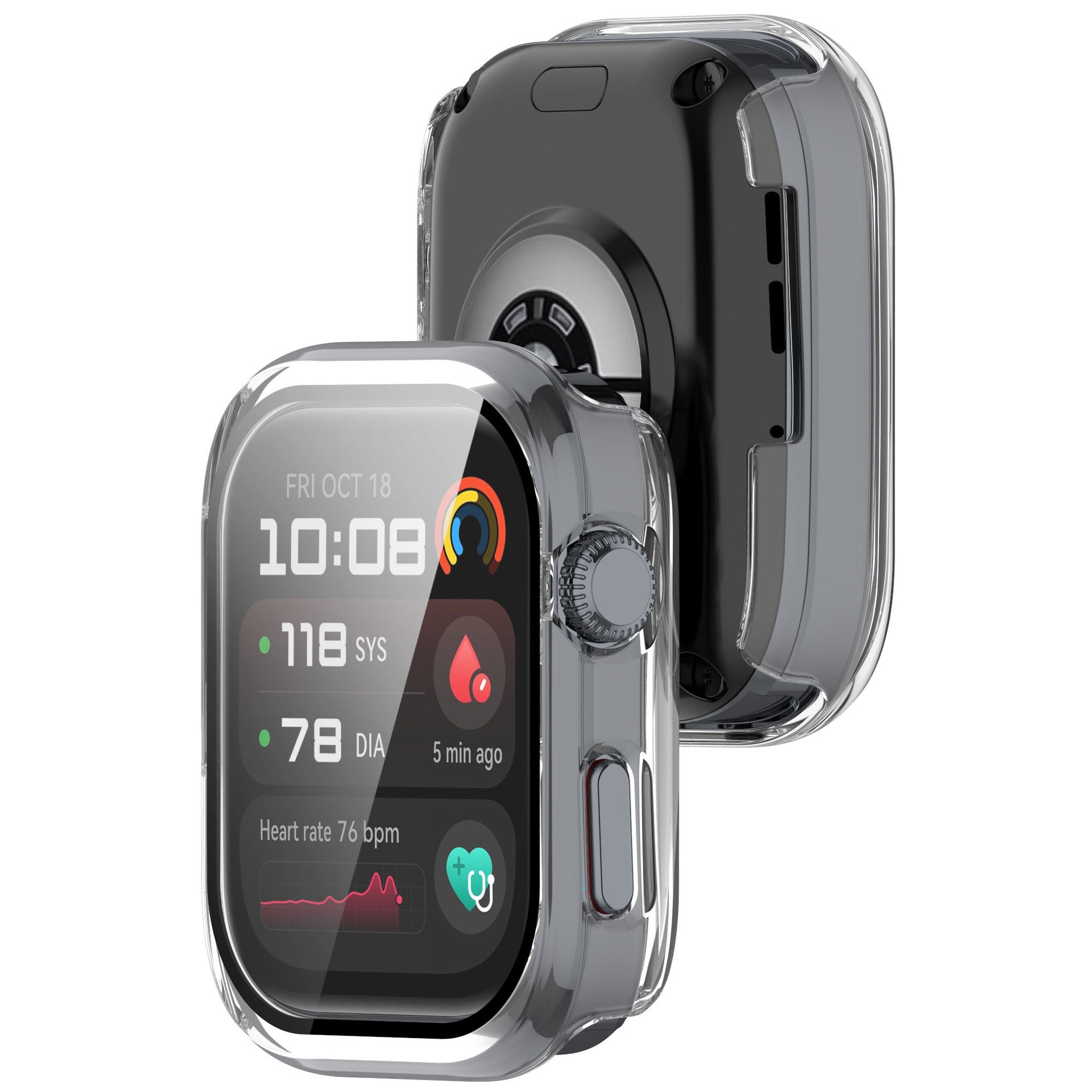 Coque rigide avec verre Huawei Watch D2 (transparent)