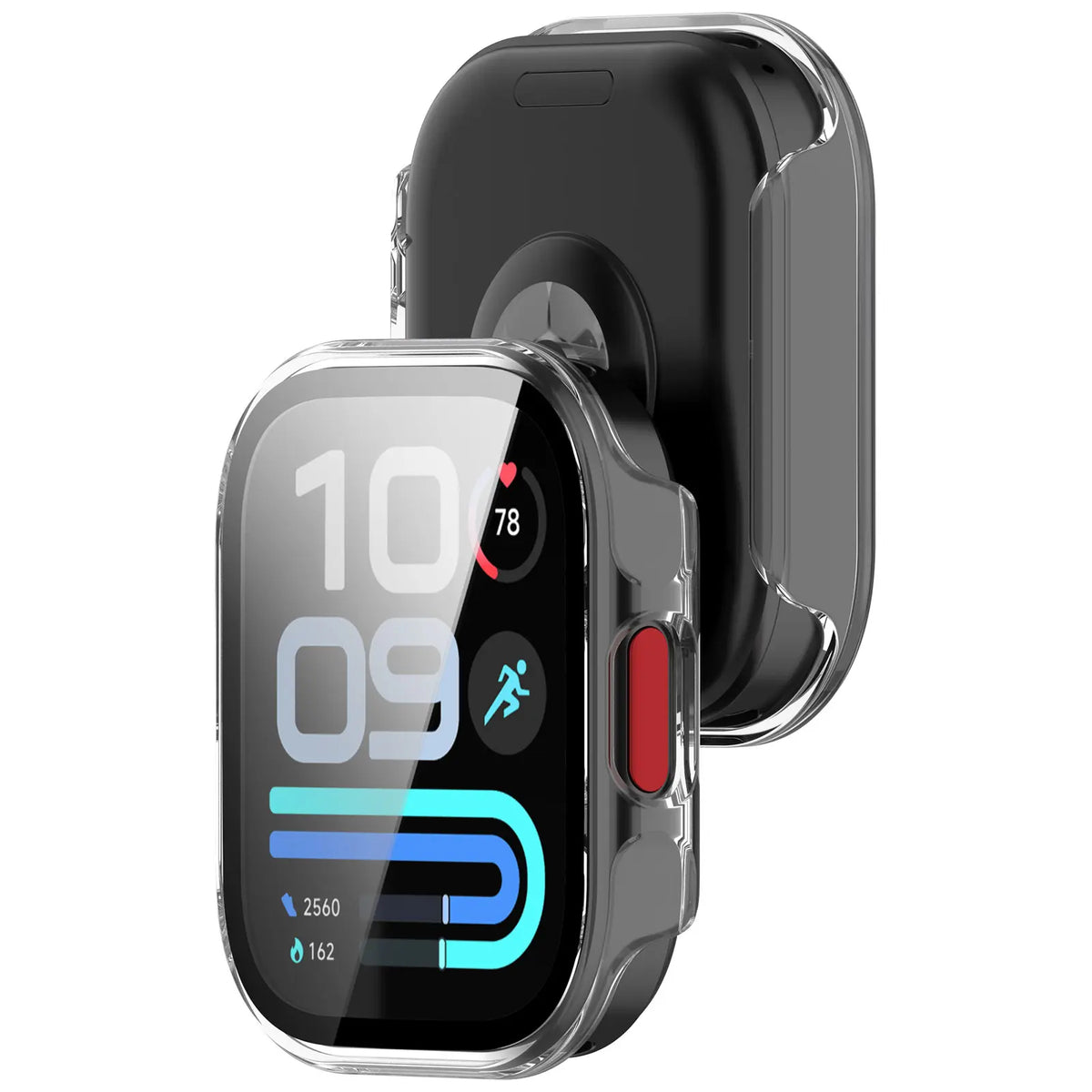 Coque PC avec verre Redmi Watch 6 Lite (transparent)