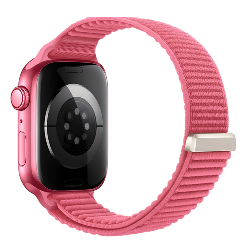 Strap-it Bracelet nylon Wave Apple Watch (pastèque)