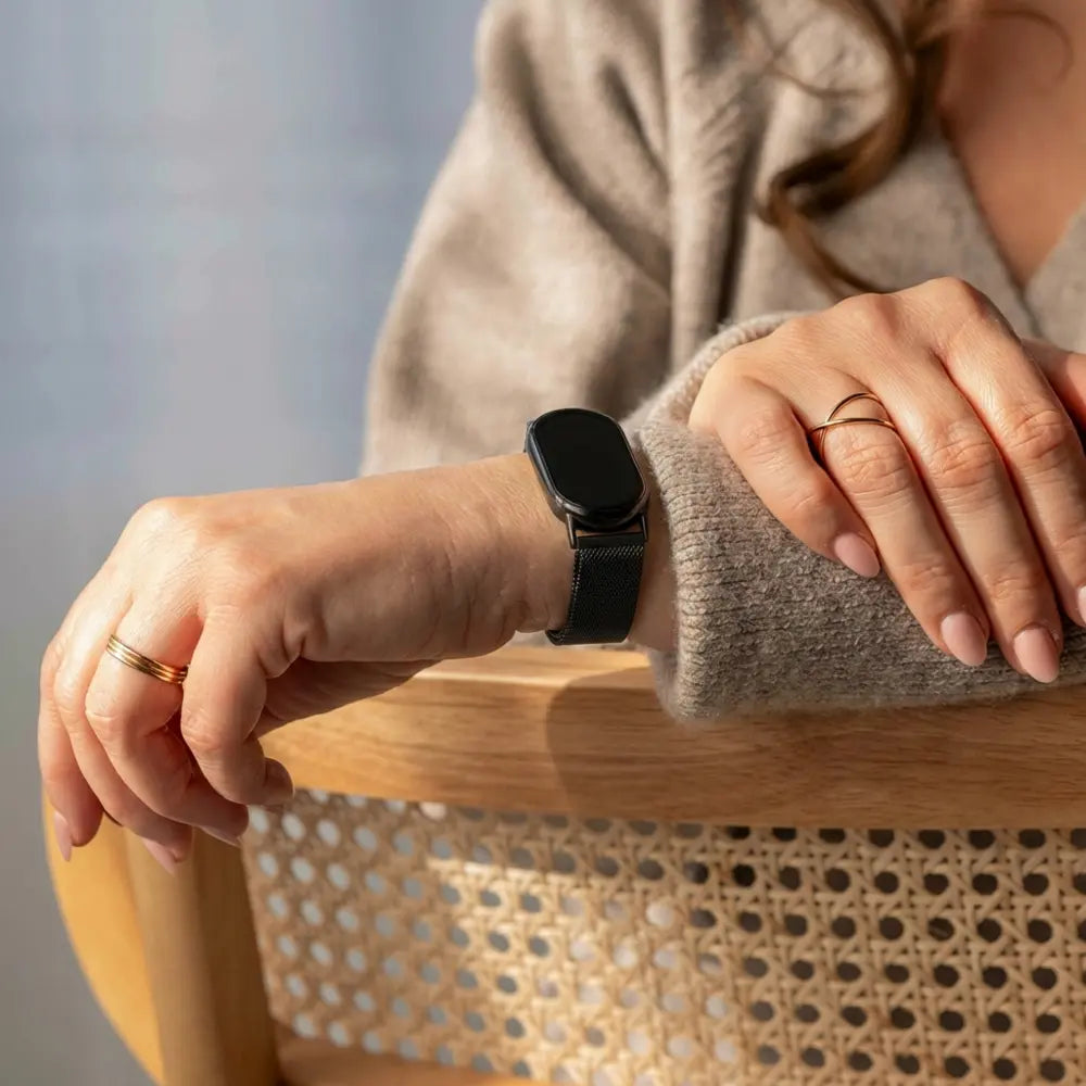 Xiaomi Smart Band 10 Milanese band (zwart)