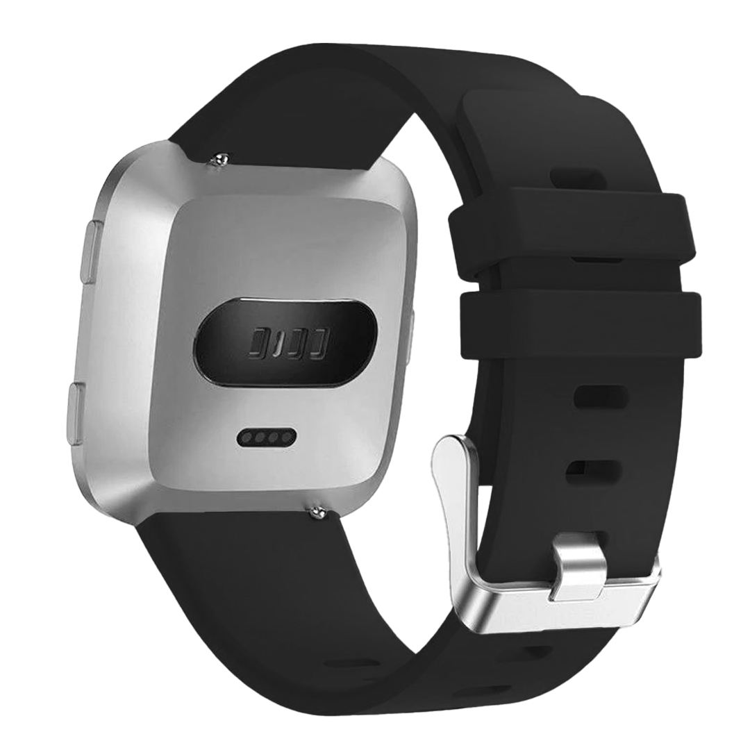 Bracelet silicone Fitbit Versa (noir)