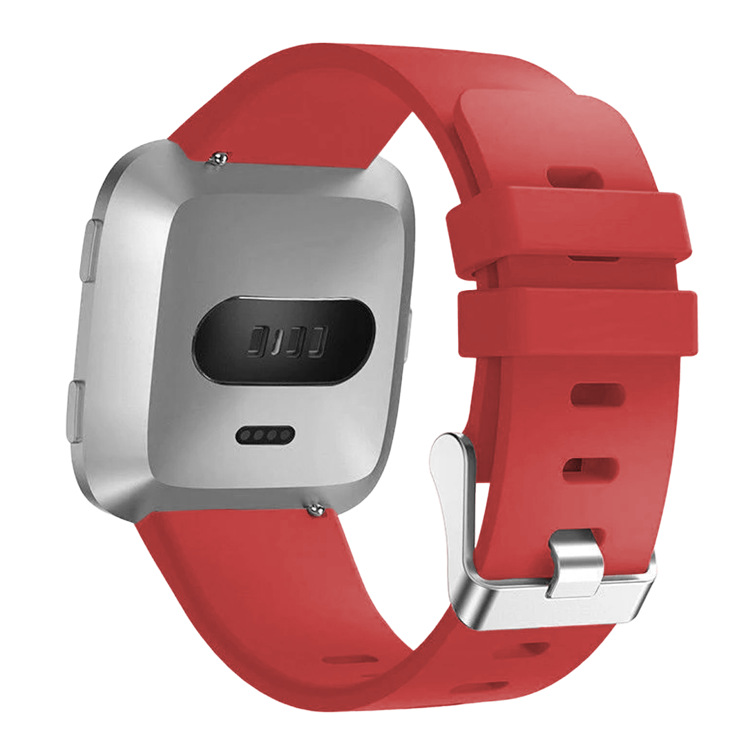 Bracelet silicone Fitbit Versa (rouge)