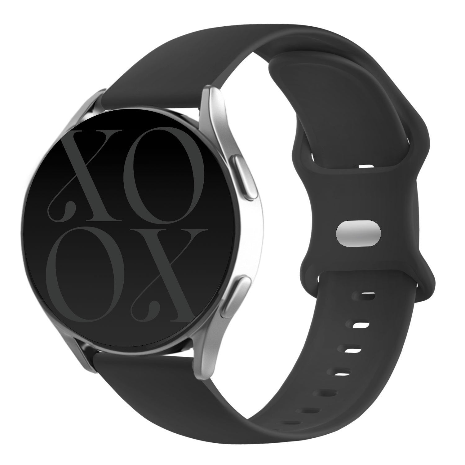Bracelet silicone xoxo Wildhearts Samsung Galaxy Watch 4 44mm (noir)