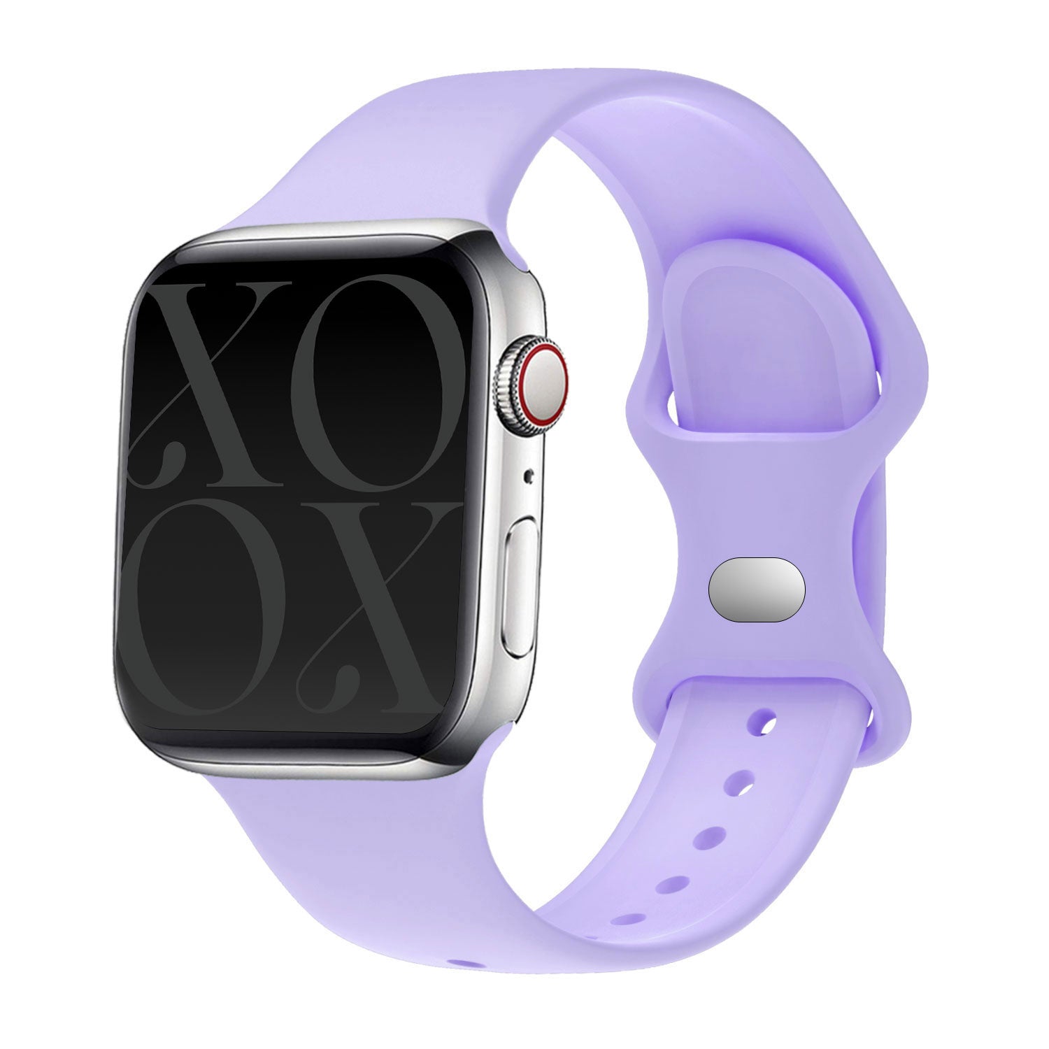 Bracelet silicone xoxo Wildhearts Apple Watch (lilas)