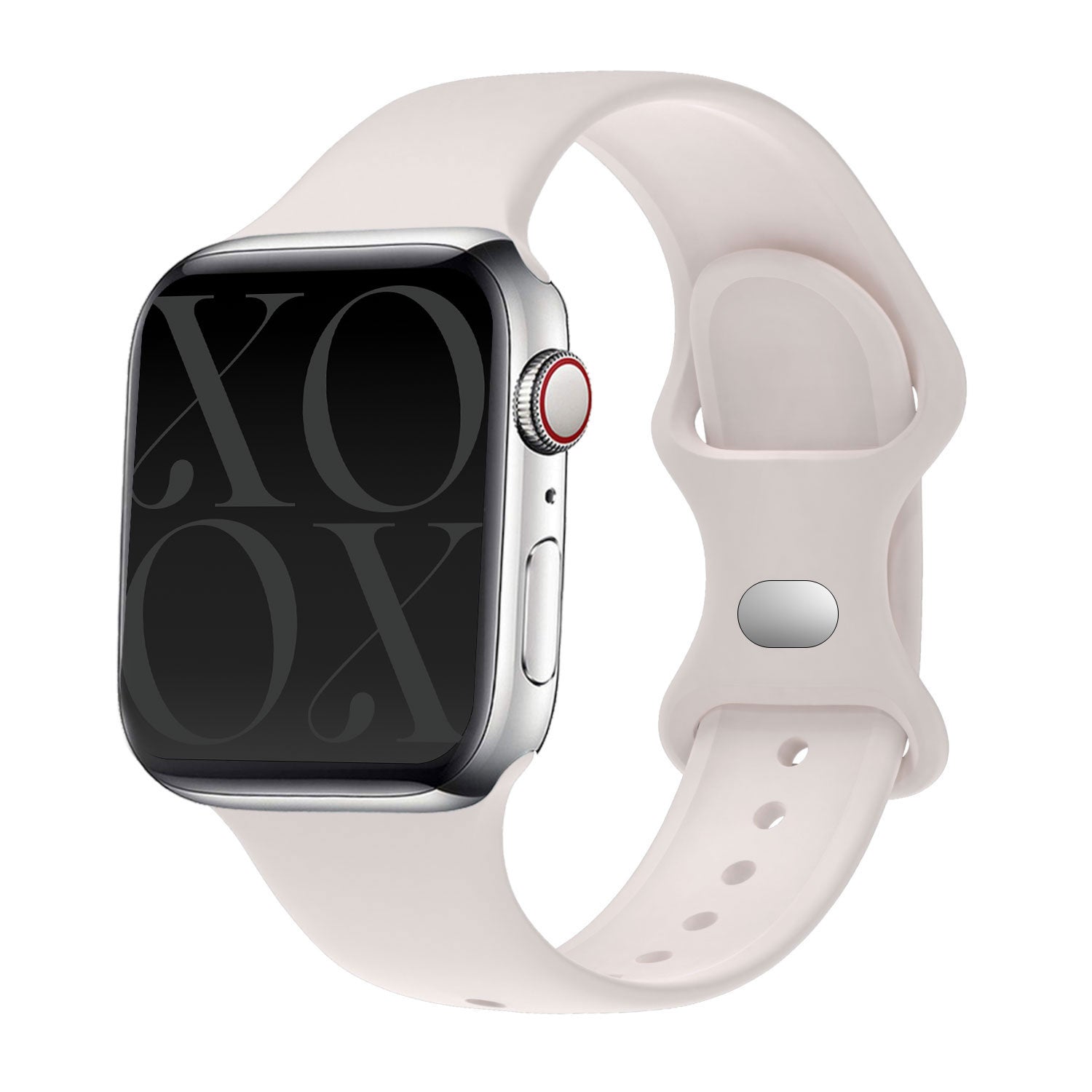Bracelet silicone xoxo Wildhearts Apple Watch (beige)