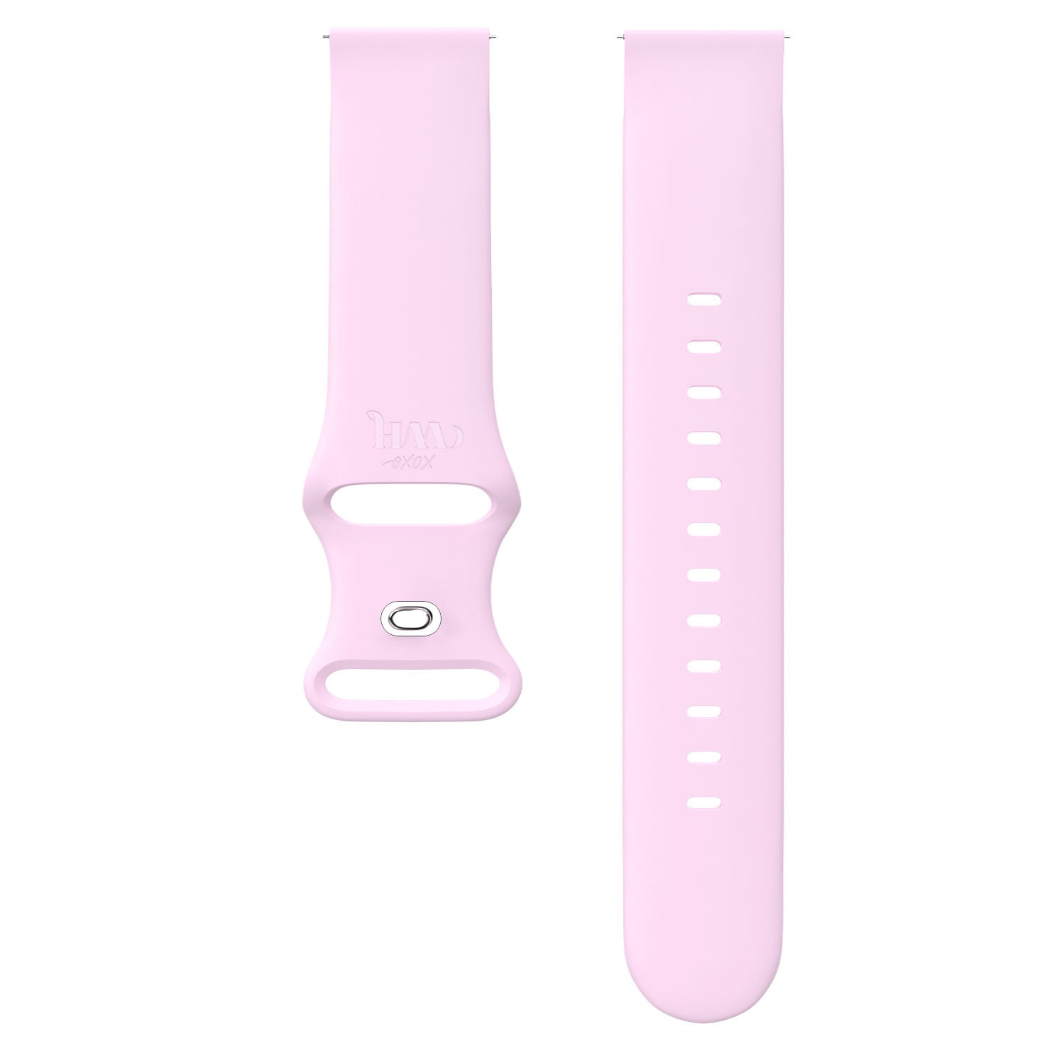 xoxo Wildhearts Samsung Galaxy Watch Active Silicone Strap (Bright Pink)