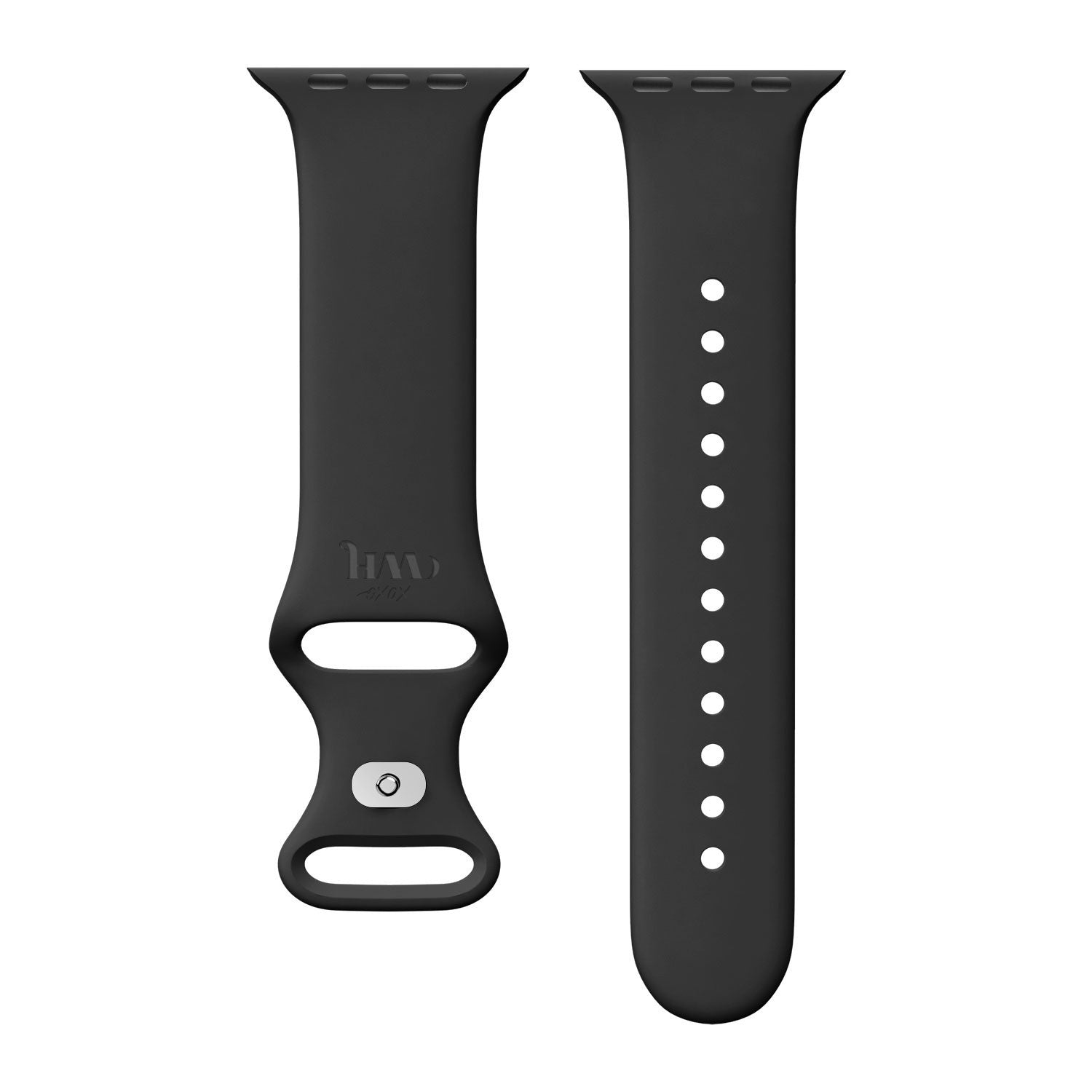 Bracelet silicone xoxo Wildhearts Apple Watch (noir)