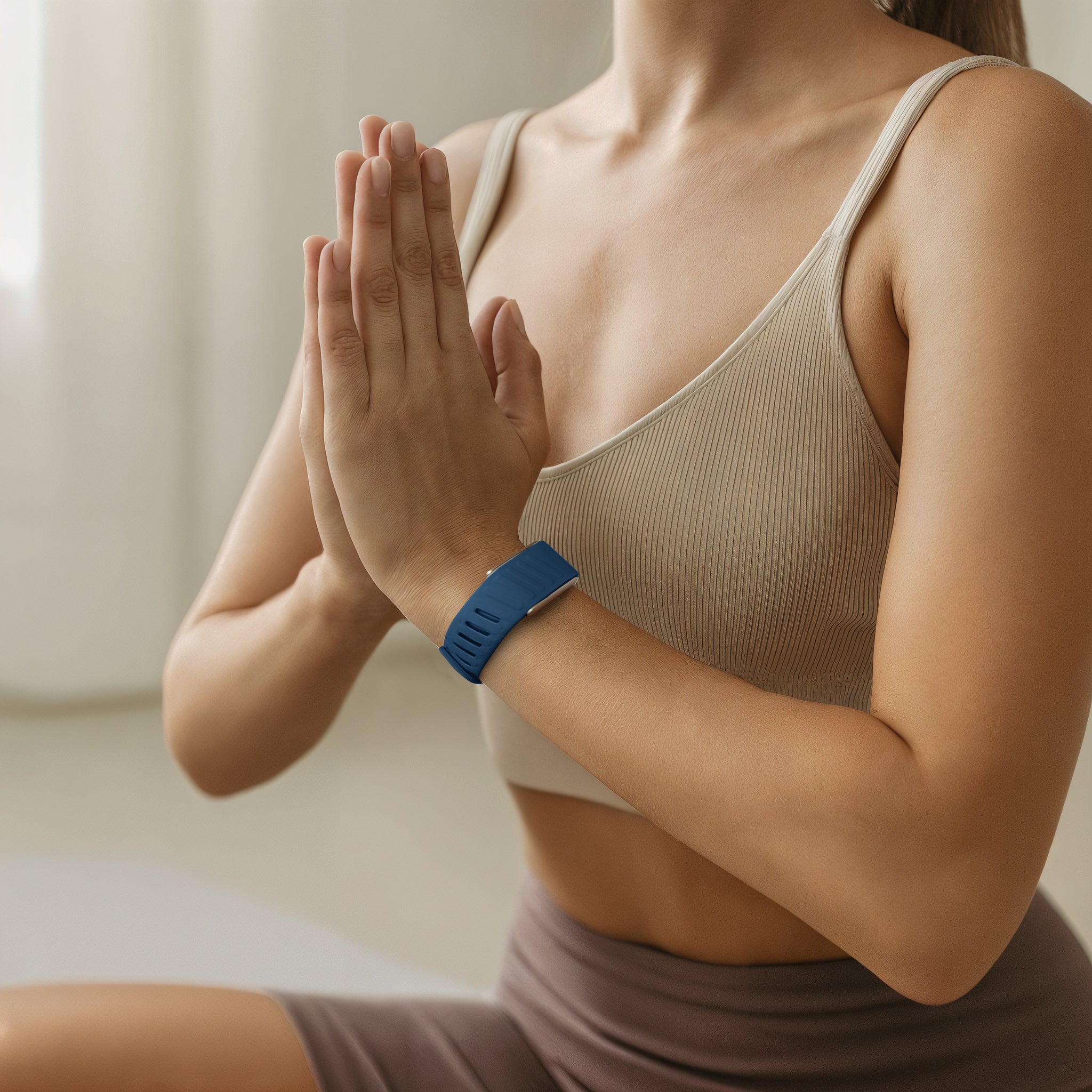 Bracelet sport compatible avec Whoop 4.0 (bleu duo)