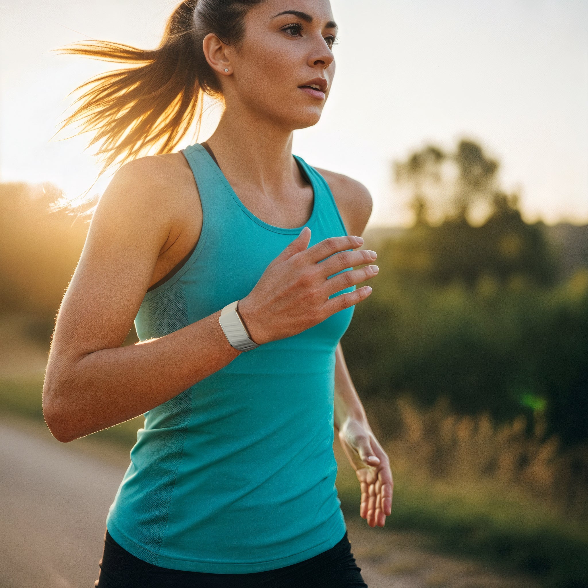 Bracelet sport compatible avec Whoop 4.0 (gris clair/noir)