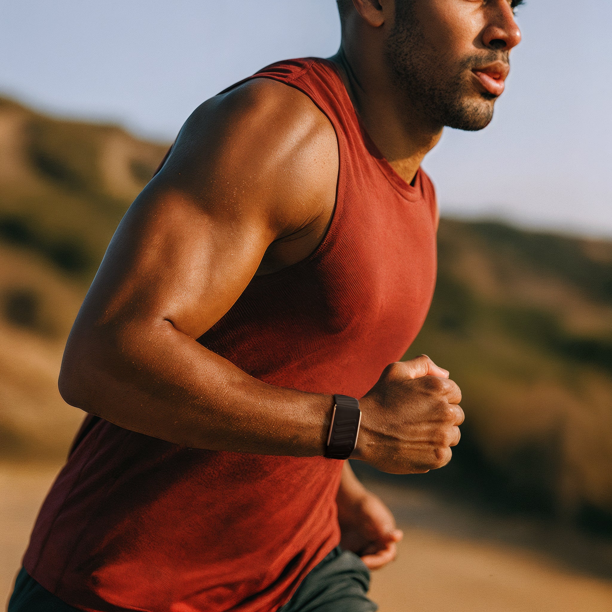 Bracelet sport compatible avec Whoop 4.0 (noir/gris)