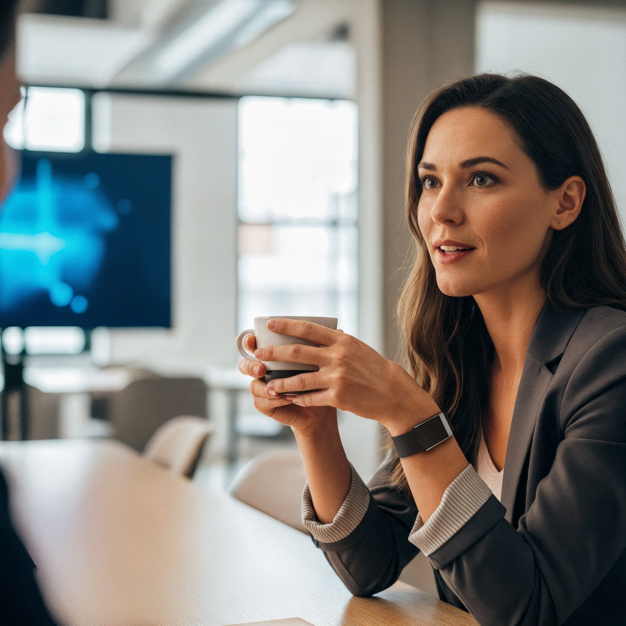 Bracelet nylon compatible avec Whoop 4.0 (noir)