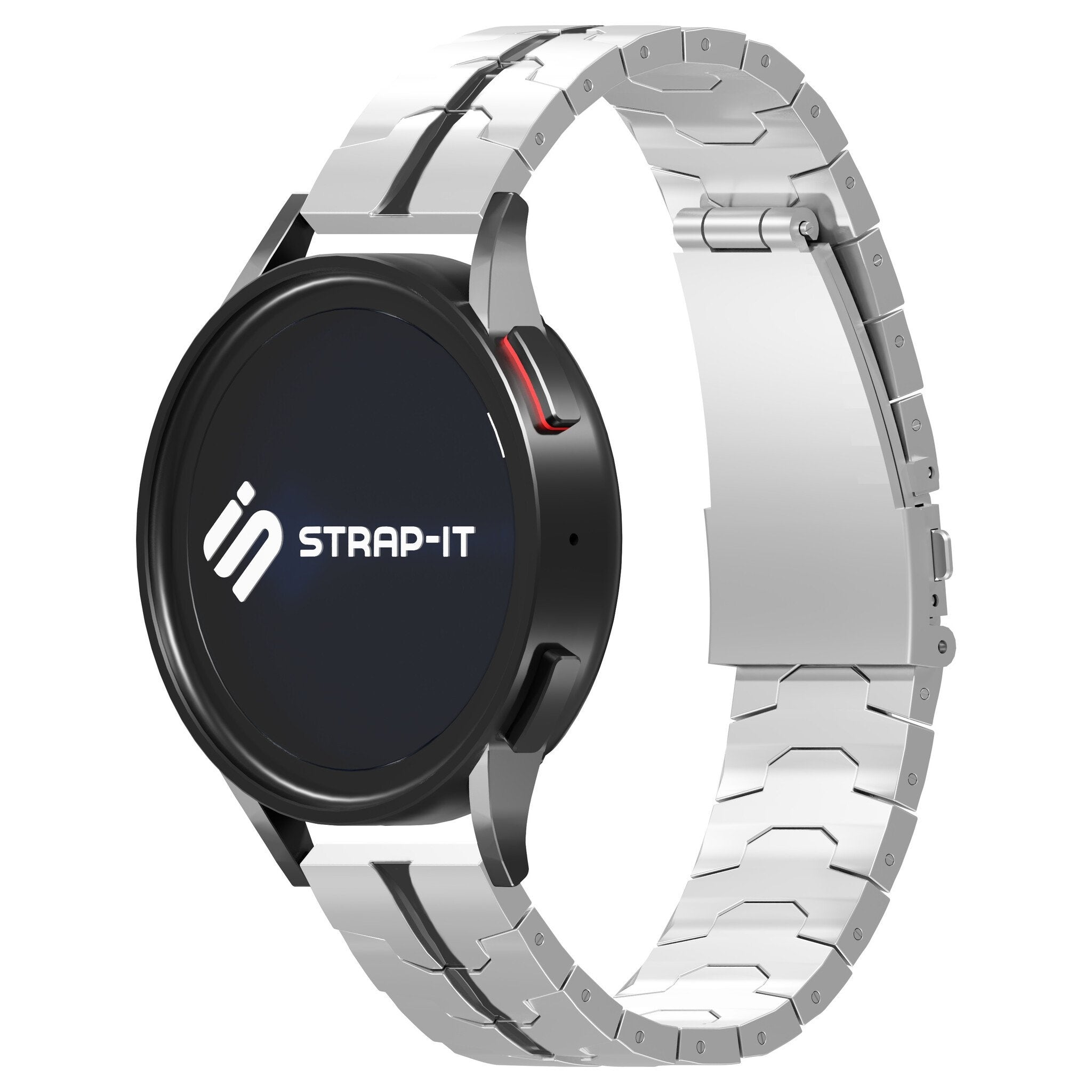 Bracelet acier Xiaomi Amazfit GTS (argent/noir)