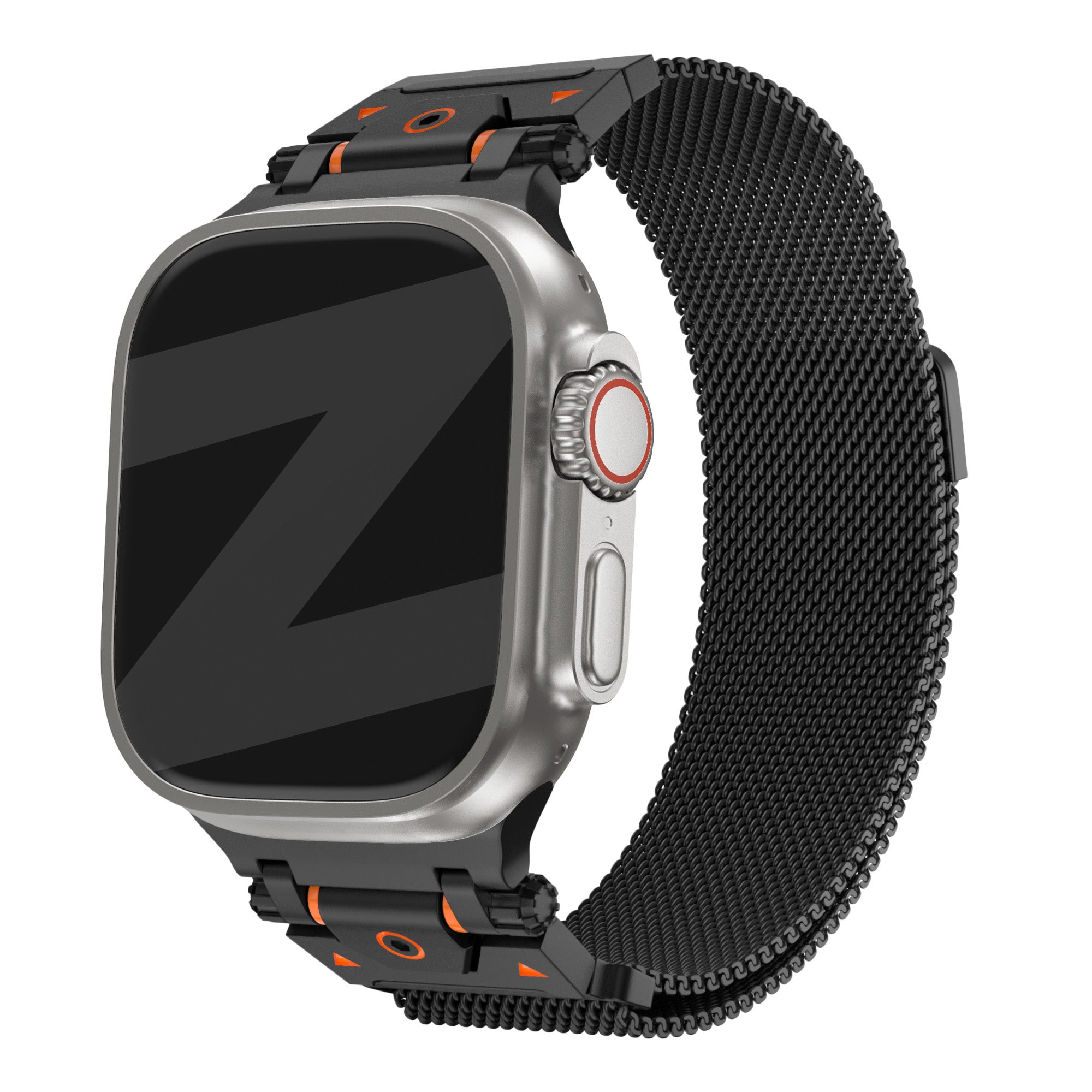 Bandz Apple Watch Rugged Milanese Loop Strap (Black)