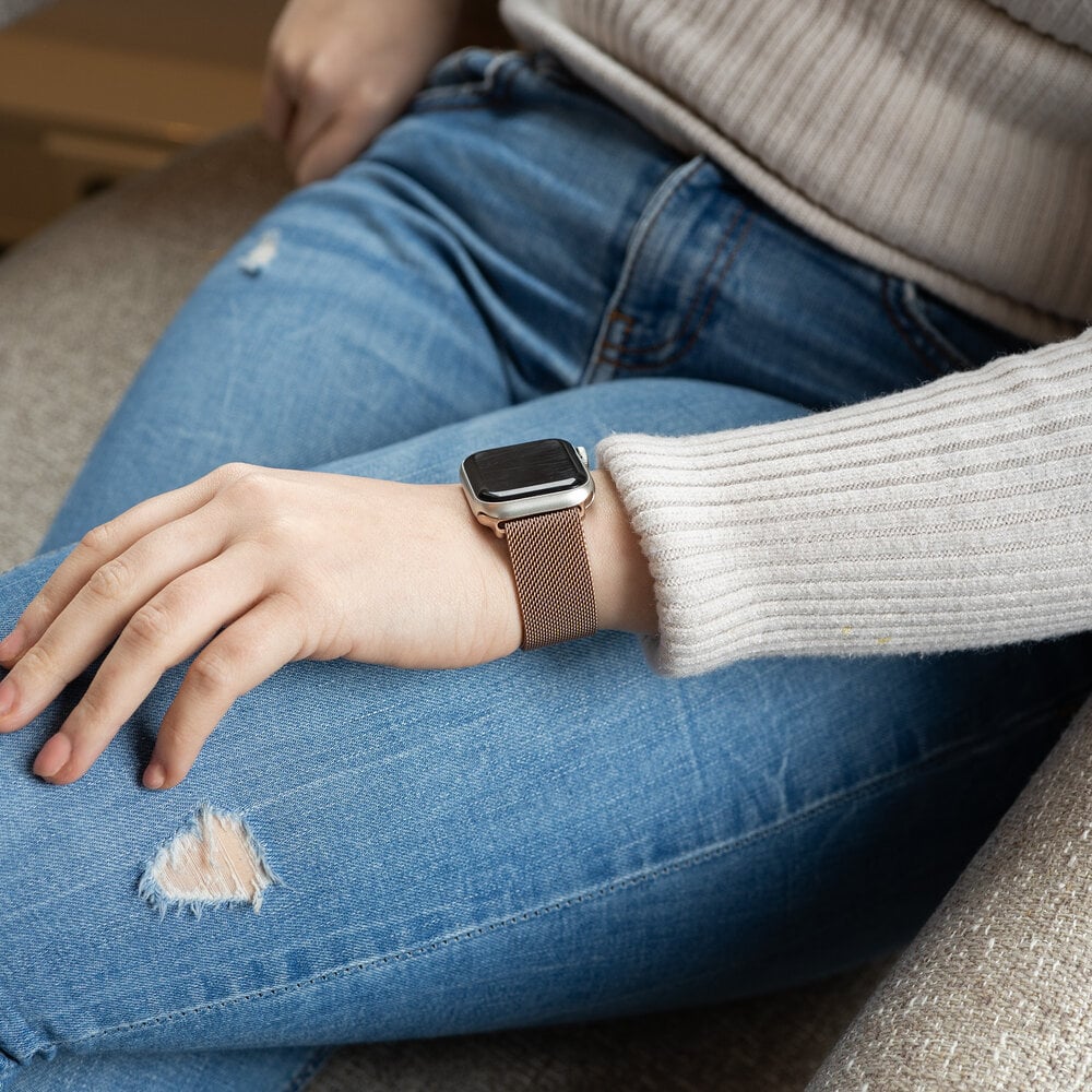 Bracelet Milanais Apple Watch (rosé)