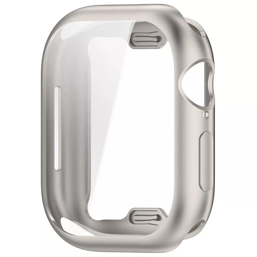 Coque TPU Apple Watch 10 - 42mm (lumière stellaire)