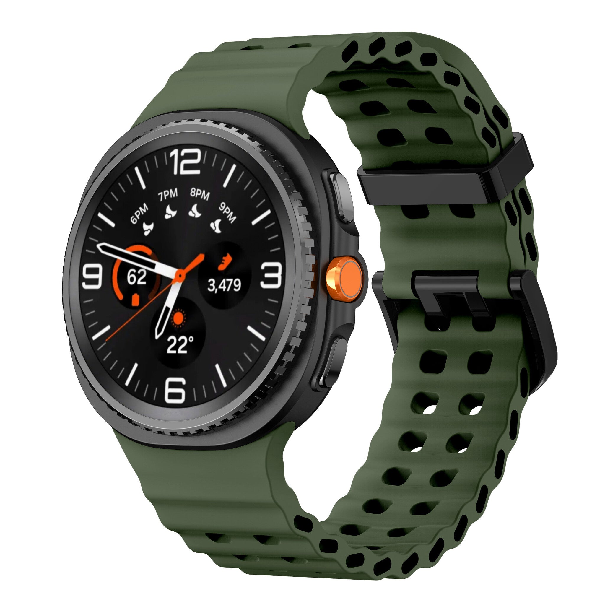 Samsung Galaxy Watch 8 - 40mm Ocean Strap (Army Green)