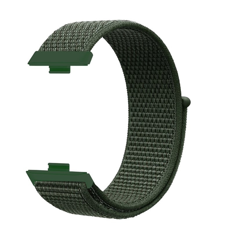 Bracelet nylon Classic Huawei Watch Fit 3 (vert foncé)
