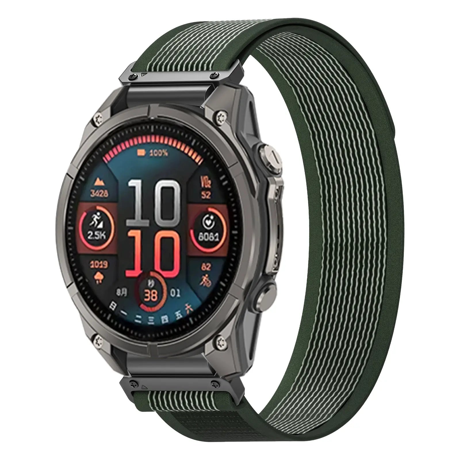 Garmin Quatix 3/6x/7x Premium Trail Loop Strap (Army Green)