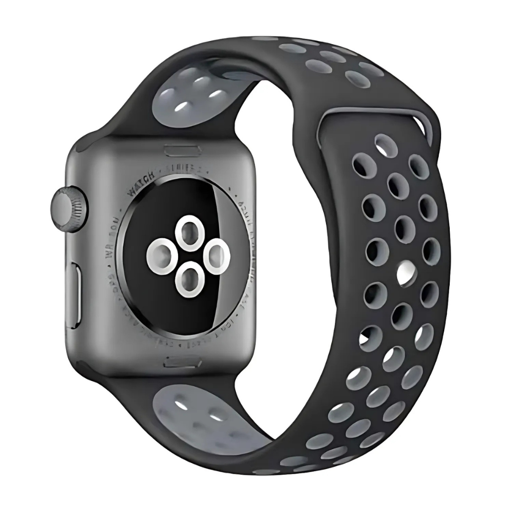 Bracelet Apple Watch sport (noir/gris)