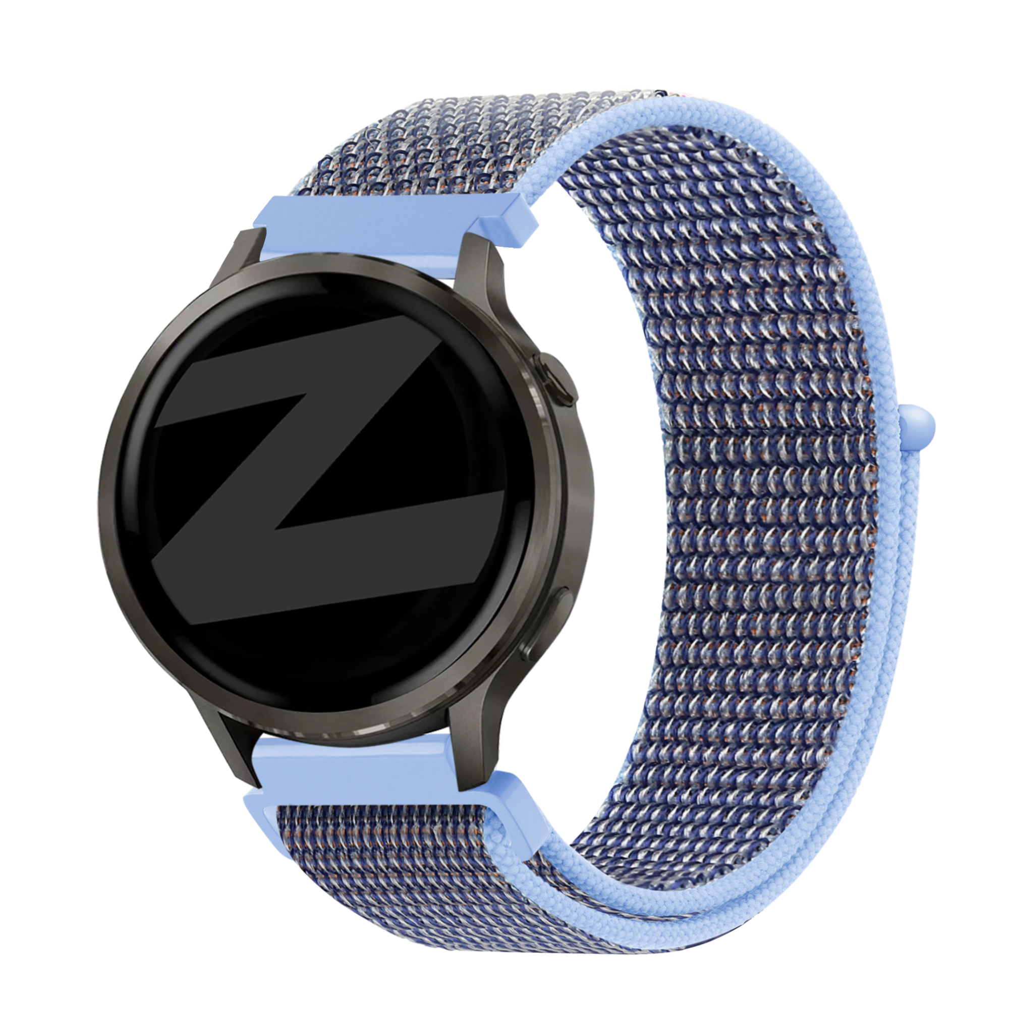 Bandz Garmin Bounce 2 Nylon Loop Strap (Azure Blue)