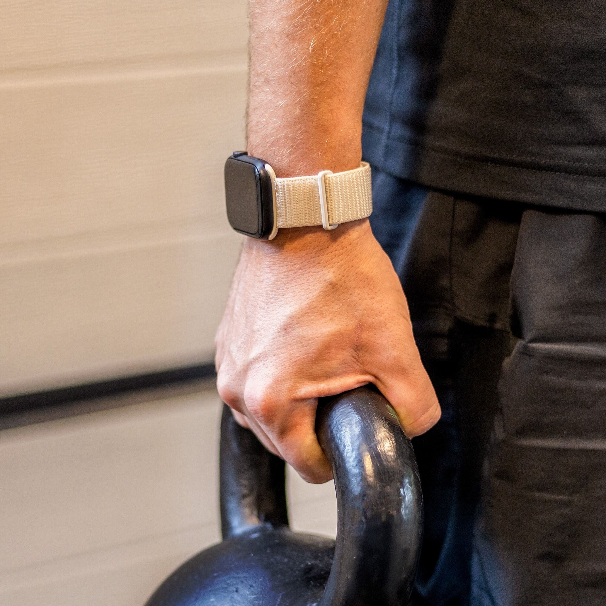 Bracelet Apple Watch nylon (lumière stellaire)