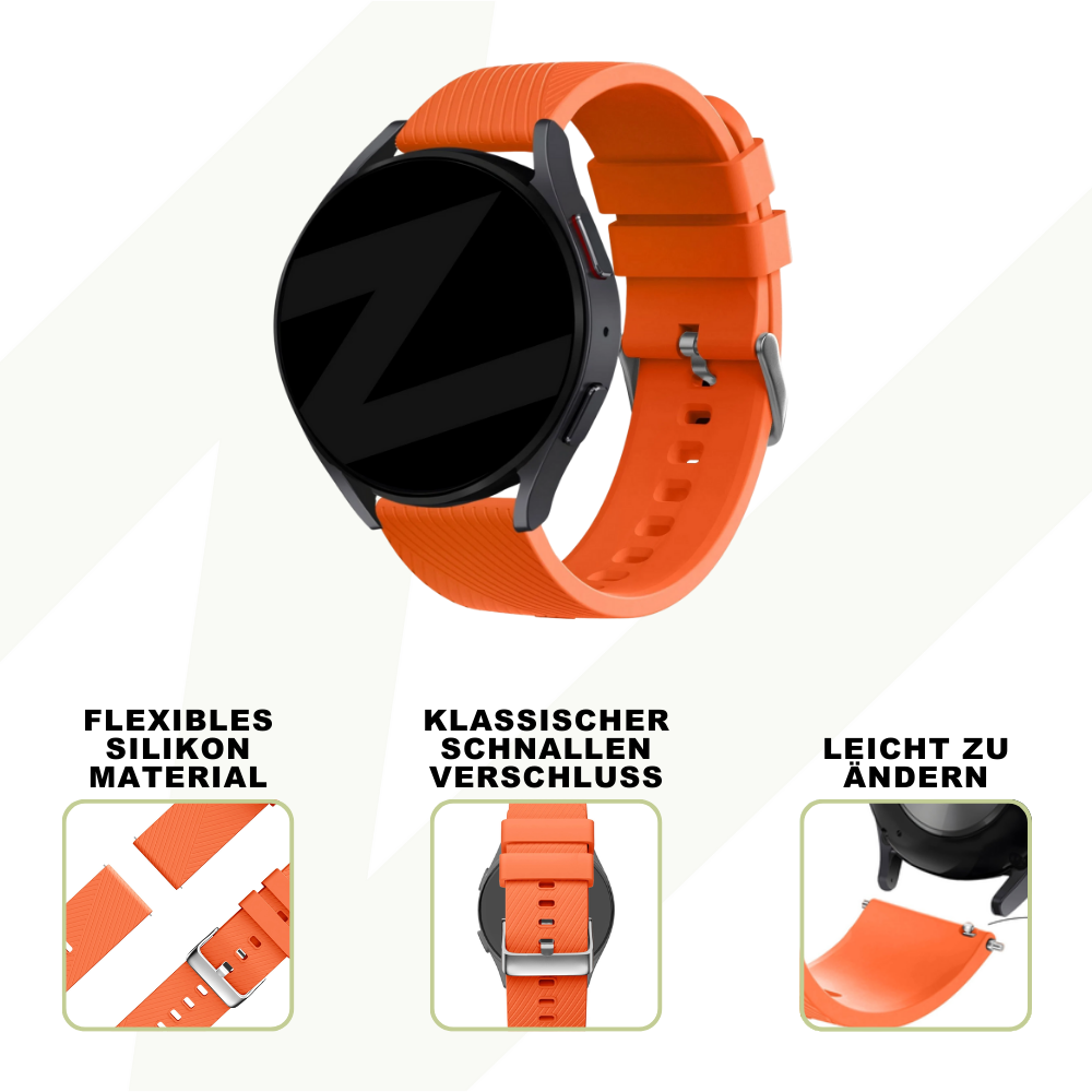 Bandz Coros Pace 3 Silicone Strap 'Deluxe' (Orange)