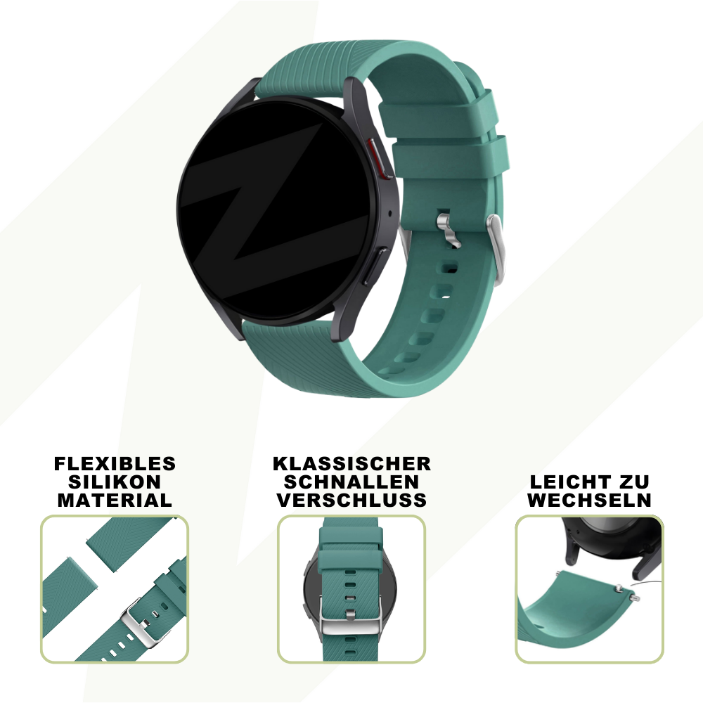 Bandz Coros Pace 3 Silicone Strap 'Deluxe' (Viridian)