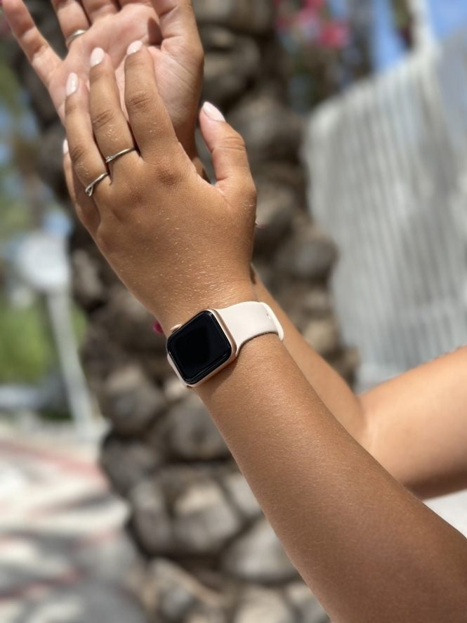 xoxo Wildhearts Apple Watch Silicone Strap (Beige)