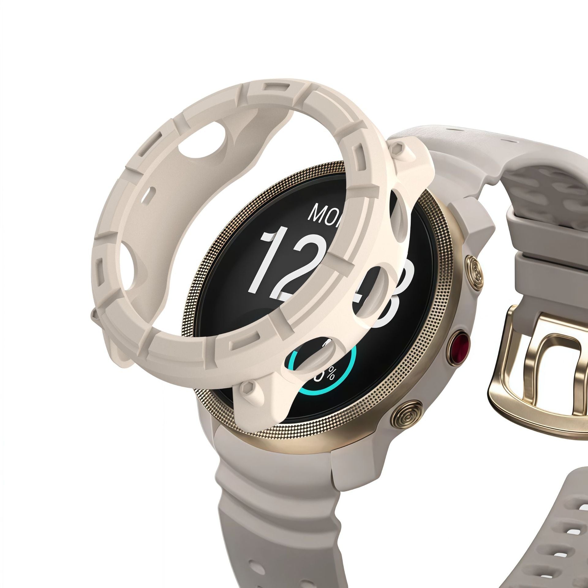 Coque TPU robuste Polar Vantage M3 (beige)