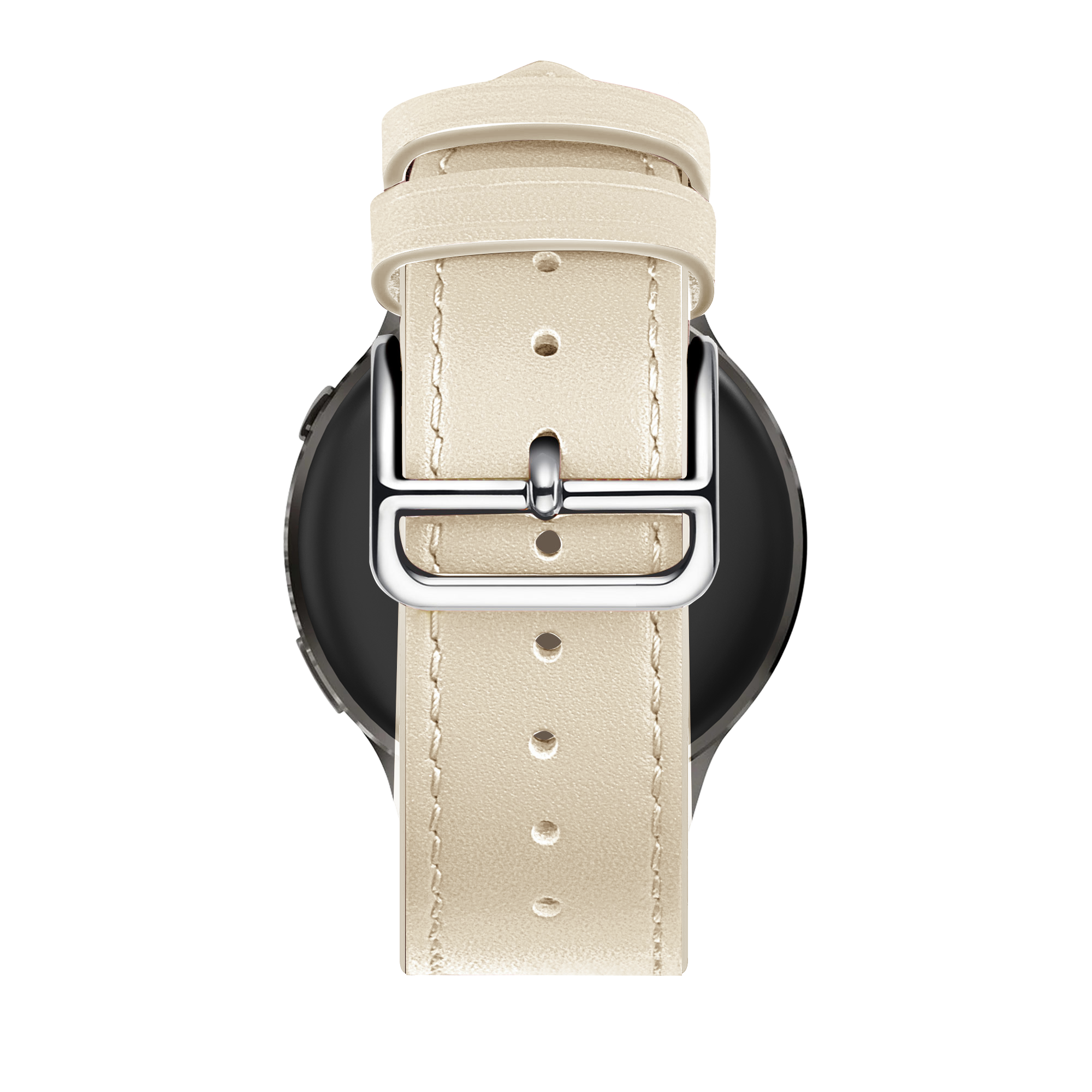 Bandz Garmin Venu 4 - 41mm Leather Strap 'Deluxe' (Beige)