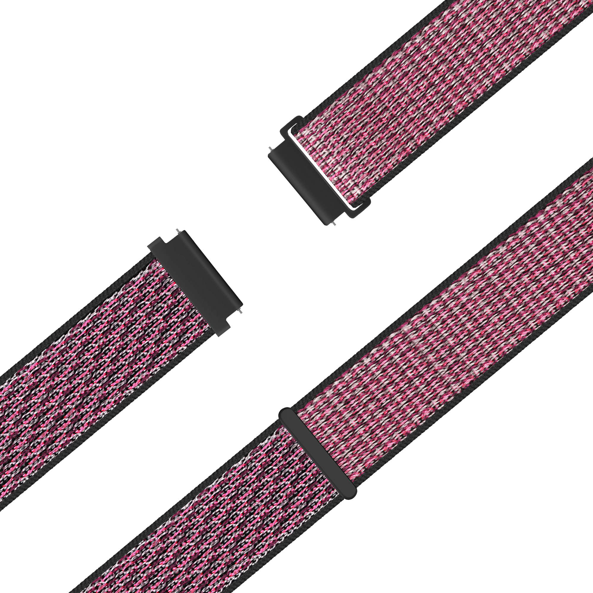 Bandz Garmin Forerunner 265s Nylon Loop Strap (Crimson Berry)