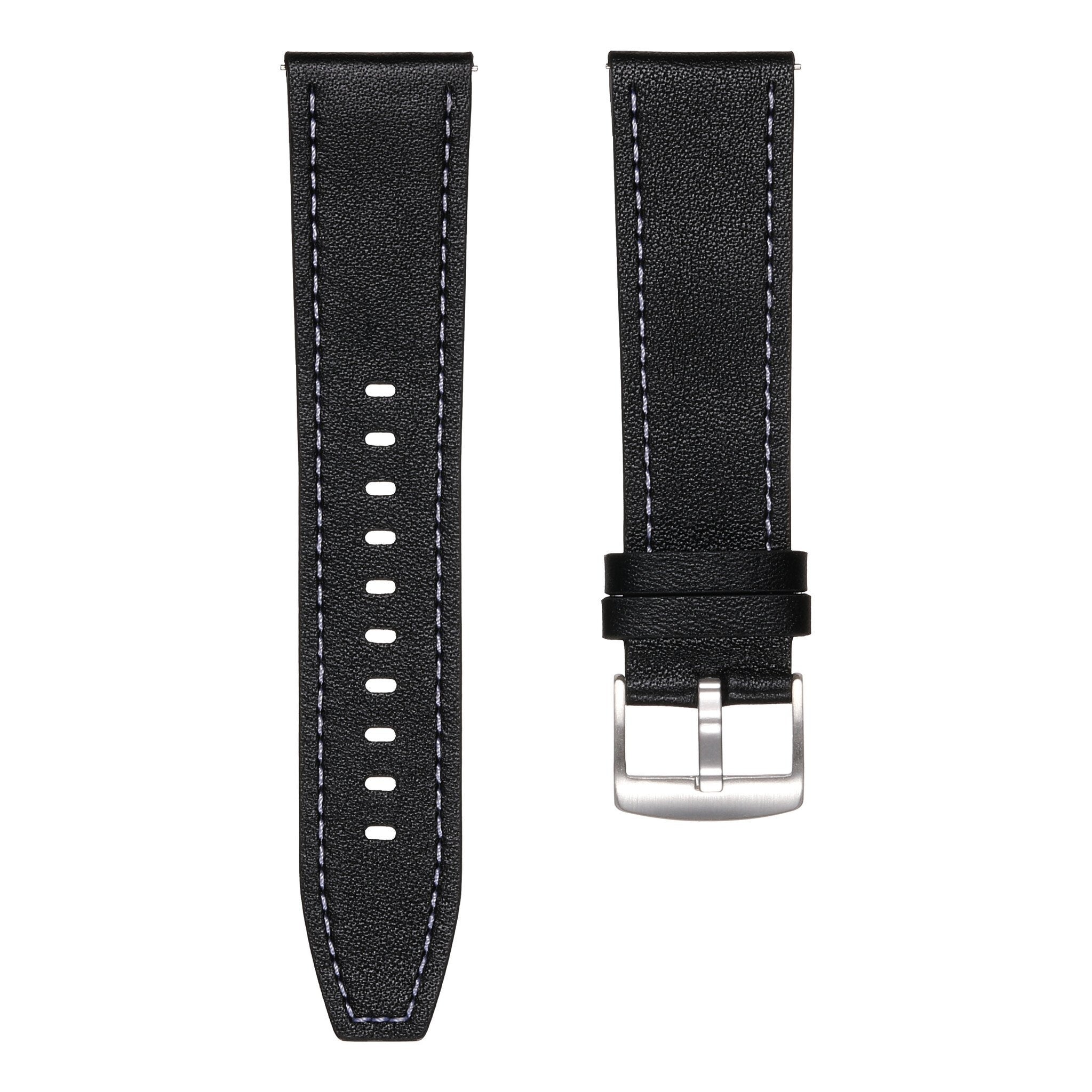 Bracelet cuir 'One Push' Suunto Race 2 (noir)