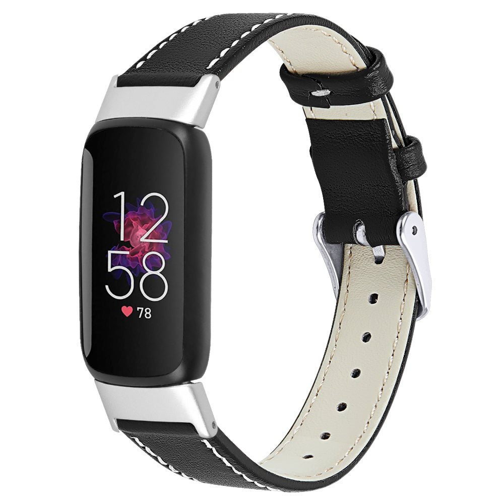 Fitbit Luxe Modern Leather Strap (Black)