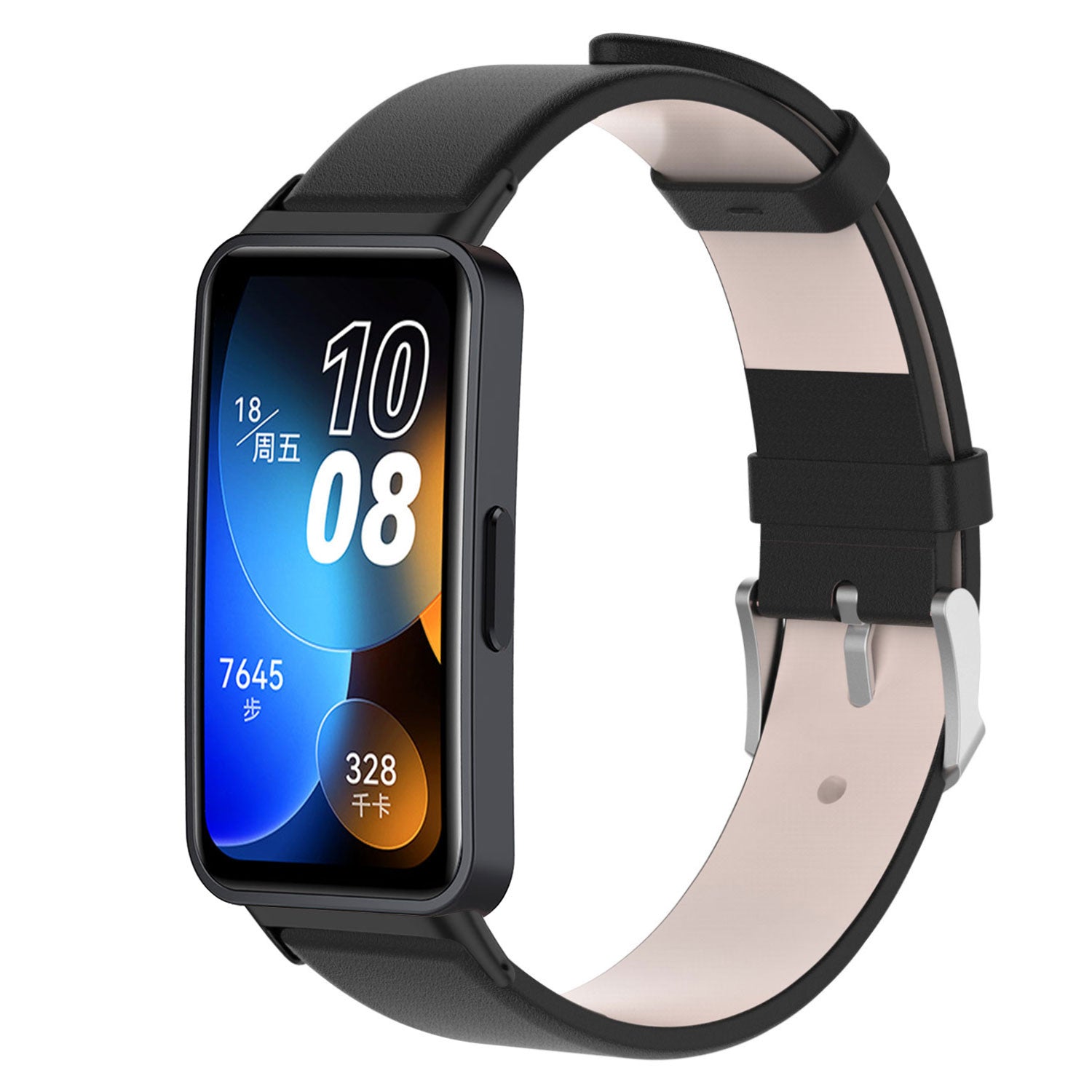 Bracelet cuir Huawei Band 10 (noir)