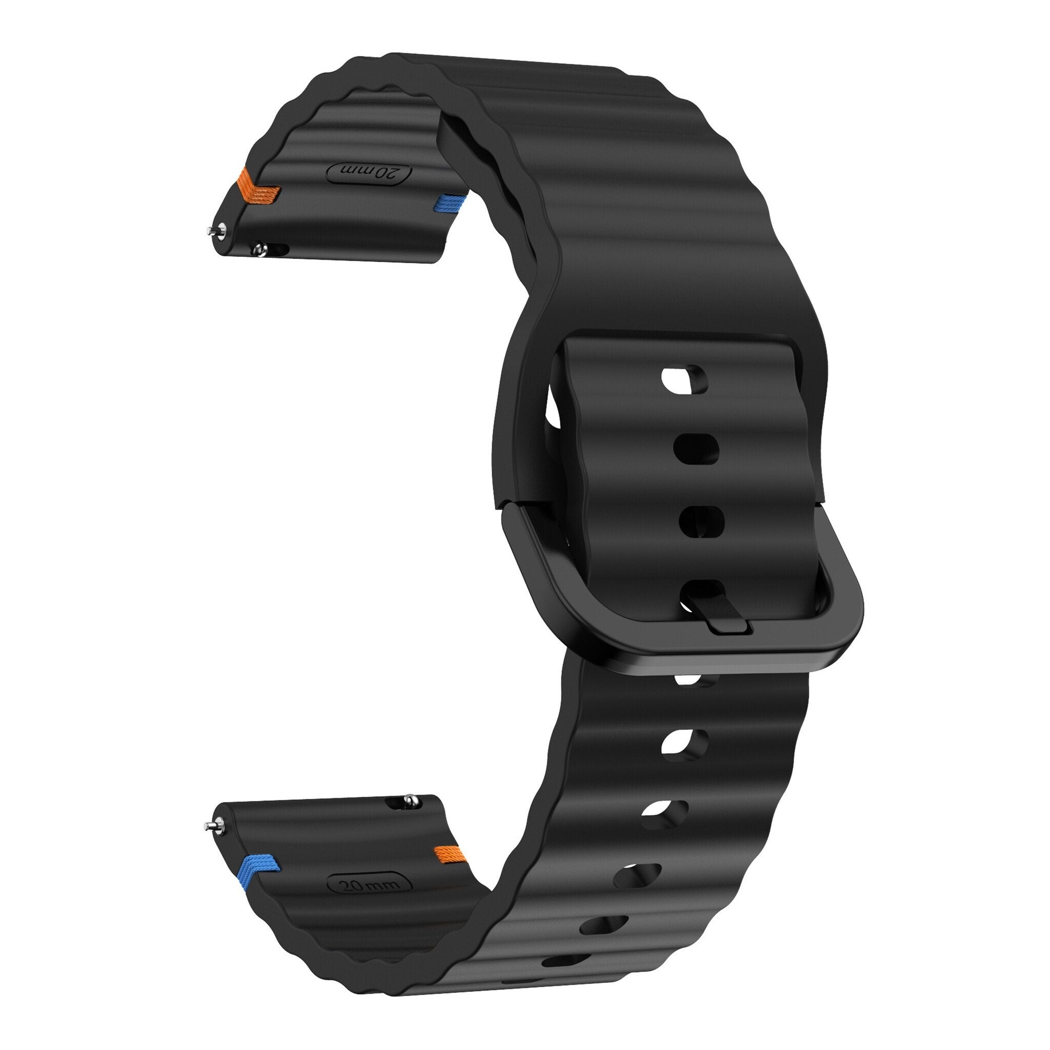 Withings ScanWatch Nova Wave Silicone Bracelet (Black)