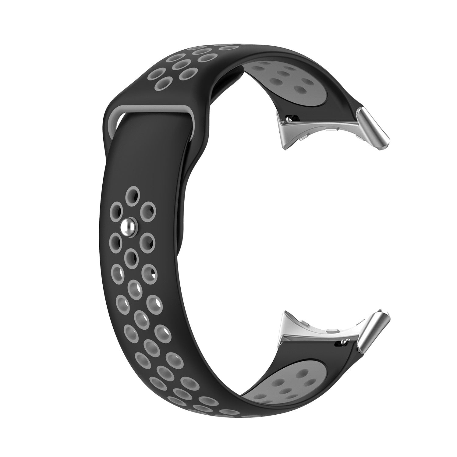 Google Pixel Watch 4 - 41mm Sport Strap (Black/Grey)