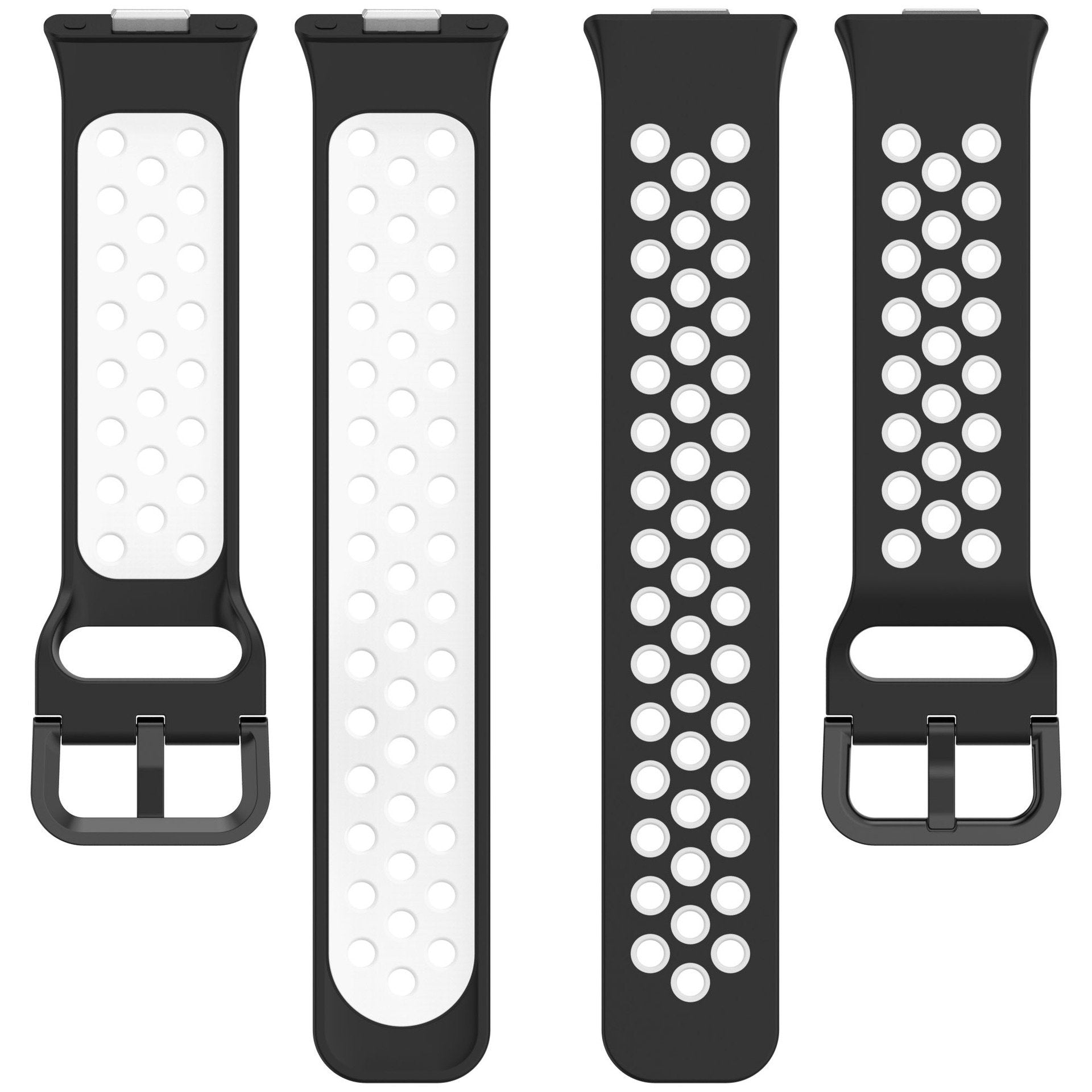 Huawei Watch Fit 4 Pro Sport Strap (Black/White)