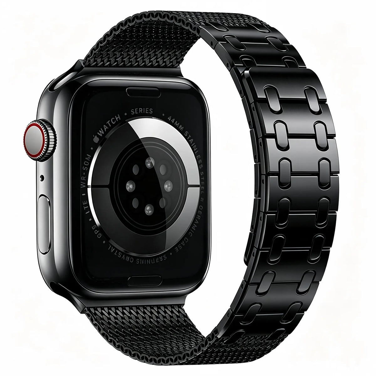 Bracelet Milanais solide Apple Watch (noir)