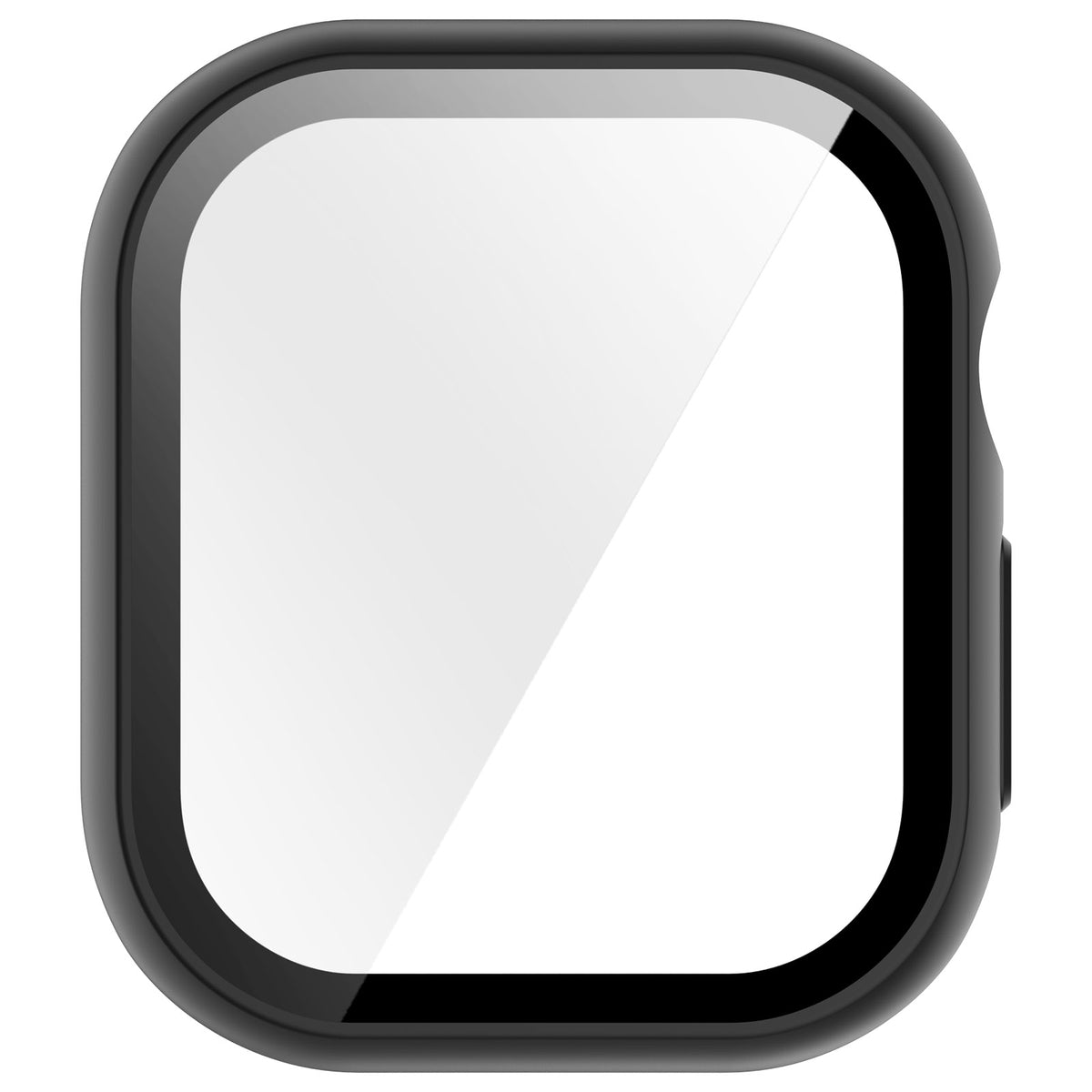 Coque rigide avec verre Apple Watch 12 - 42mm (noir)
