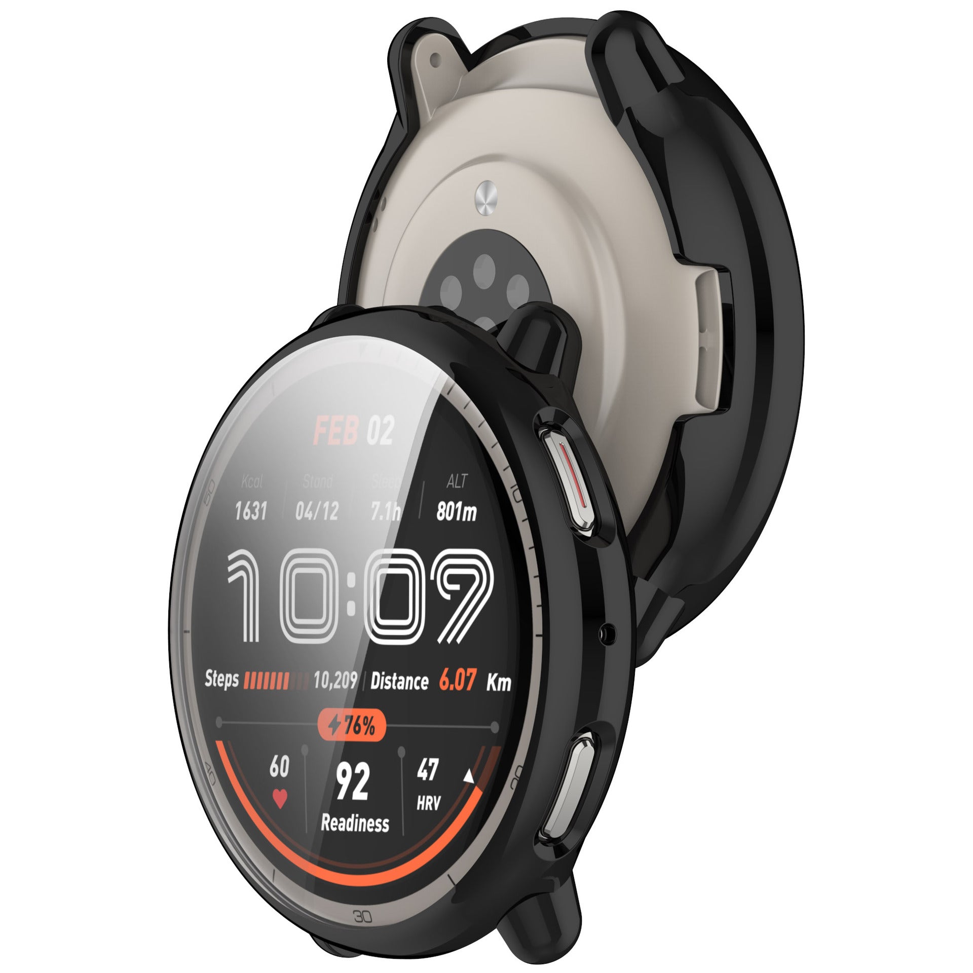 Coque de TPU Amazfit Active 2 (noir)