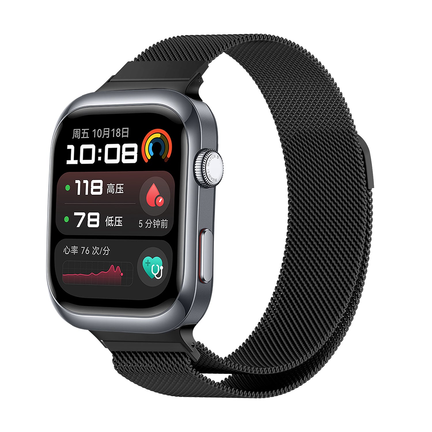 Bracelet Milanais Huawei Watch D2 (noir)