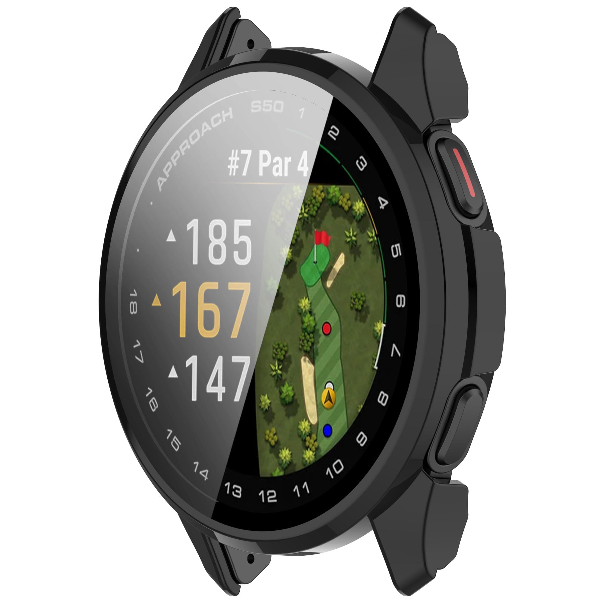 Coque avec verre Garmin Approach S60 (noir)