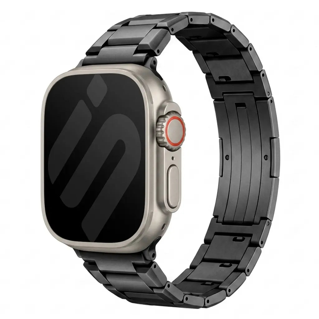 Bracelet titane raffiné Apple Watch Ultra (noir)