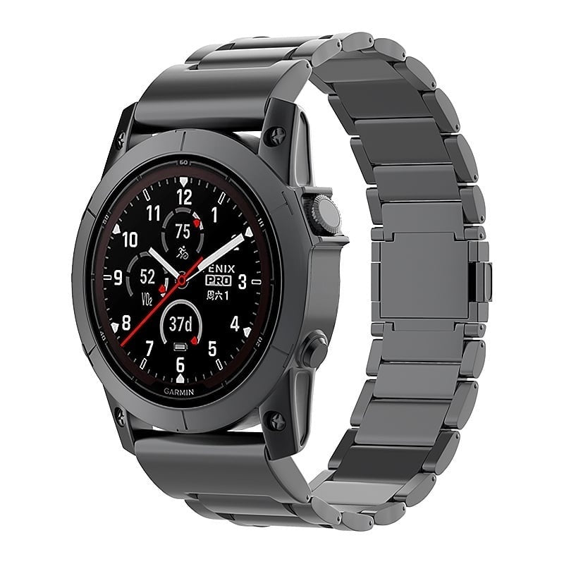 Bracelet en titane magnétique Garmin Tactix 7 Pro (noir)