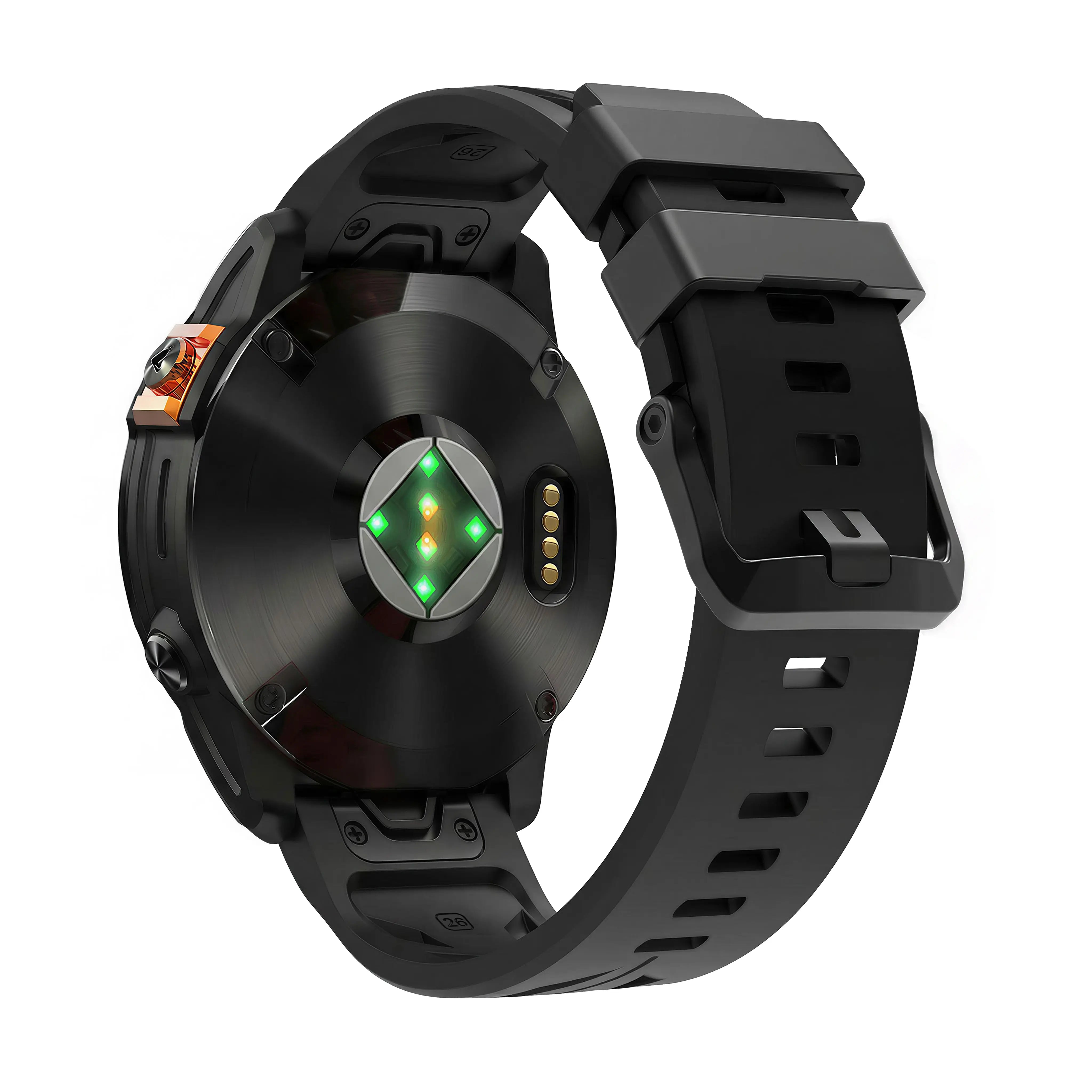 Bracelet silicone race Garmin Quatix 8 Pro - 47mm (noir)