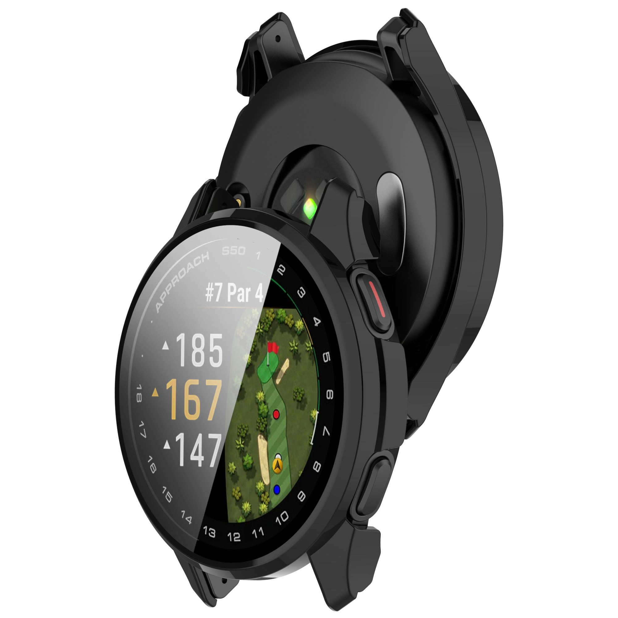 Coque avec verre Garmin Approach S60 (noir)