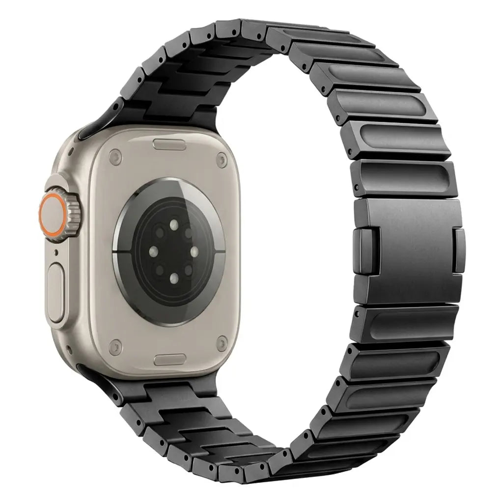 Bracelet titane magnétique Apple Watch Ultra (noir)