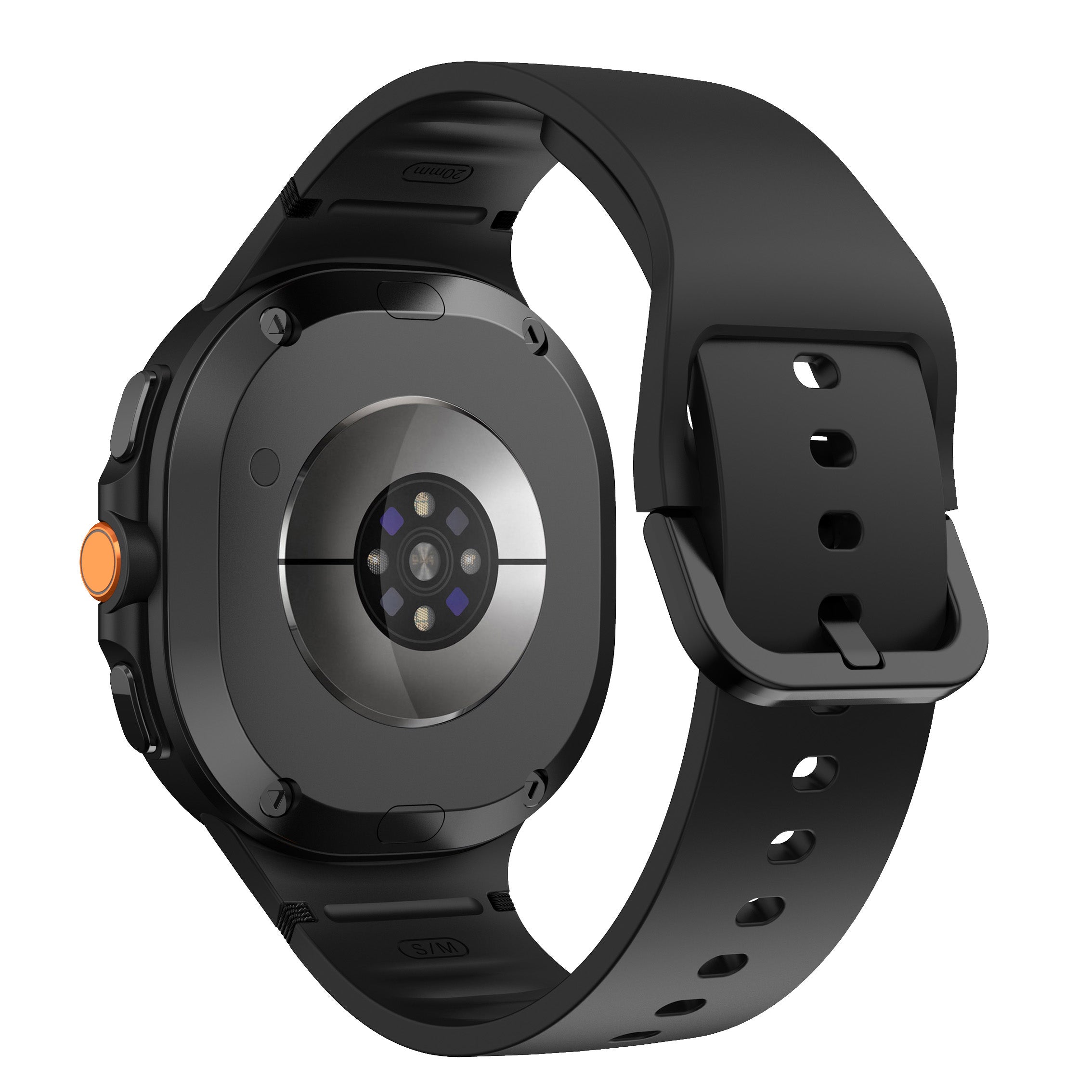 Bracelet silicone Samsung Galaxy Watch 8 Classic (noir)