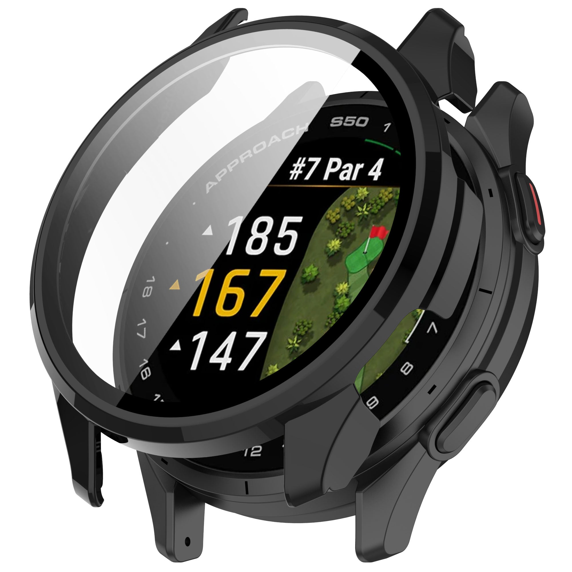 Coque avec verre Garmin Approach S60 (noir)