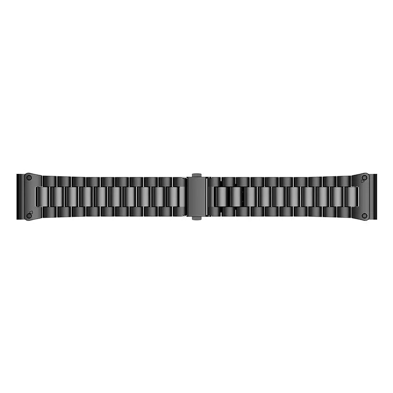 Bracelet acier premium Garmin Tactix 8 - 47mm (noir)
